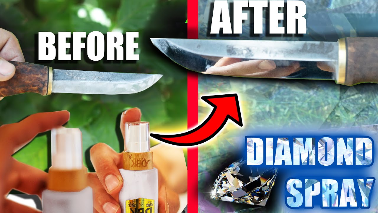 DIAMOND SPRAY: World's NEW BEST knife sharpening product!?