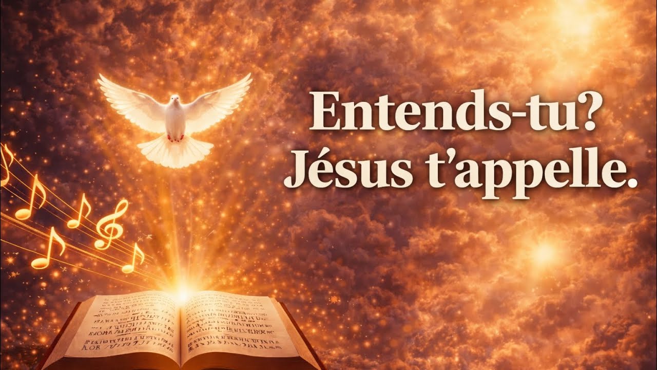 Entends-tu ? Jésus t'appelle – Hymne émouvant, Piano doux #AdorationDouce #InvitationDeJésus