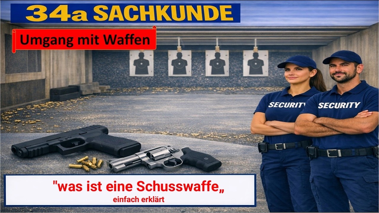 34a Sachkunde Umgang mit Waffen 
