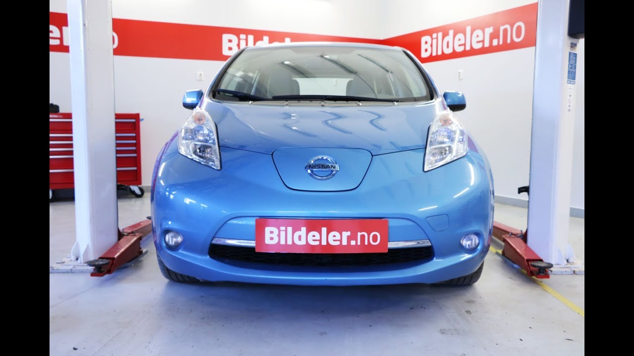 Nissan Leaf: Hvordan skifte nedre bærebru i forstilling - 2011 til 2017 mod.