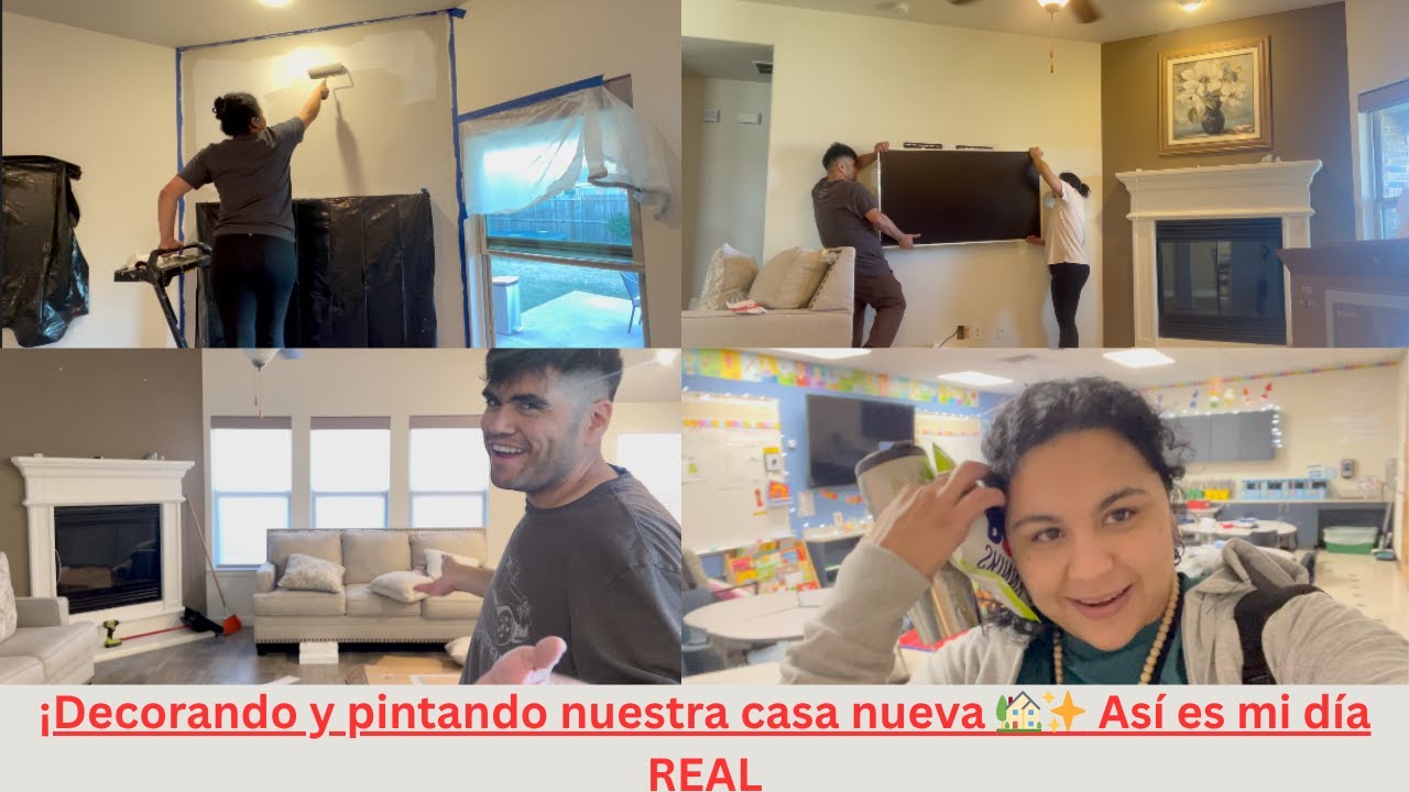 As&iacute; decoramos y pintamos NUESTRA casa nueva 🏡✨ &mdash; &iexcl;No creer&aacute;s c&oacute;mo qued&oacute;!
