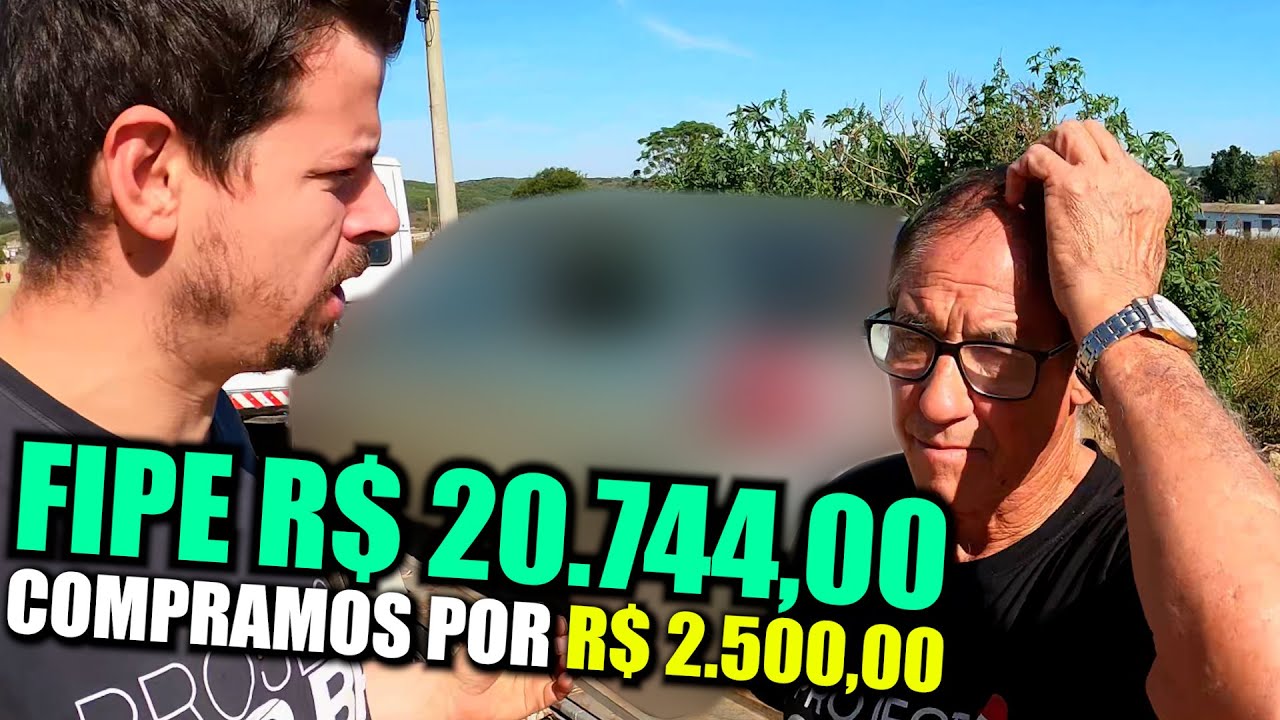 COMPRAMOS UM CARRO MUITO BARATO! DE R$ 20.744,00 POR R$ 2.500,00