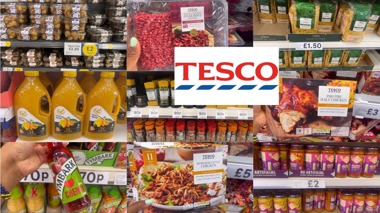 TESCO GROCERY STORE LONDON, NEW IN TESCO FOOD STORE, FOOD SHOPPING HAUL, TESCO HAUL,WINDOW SHOPPING