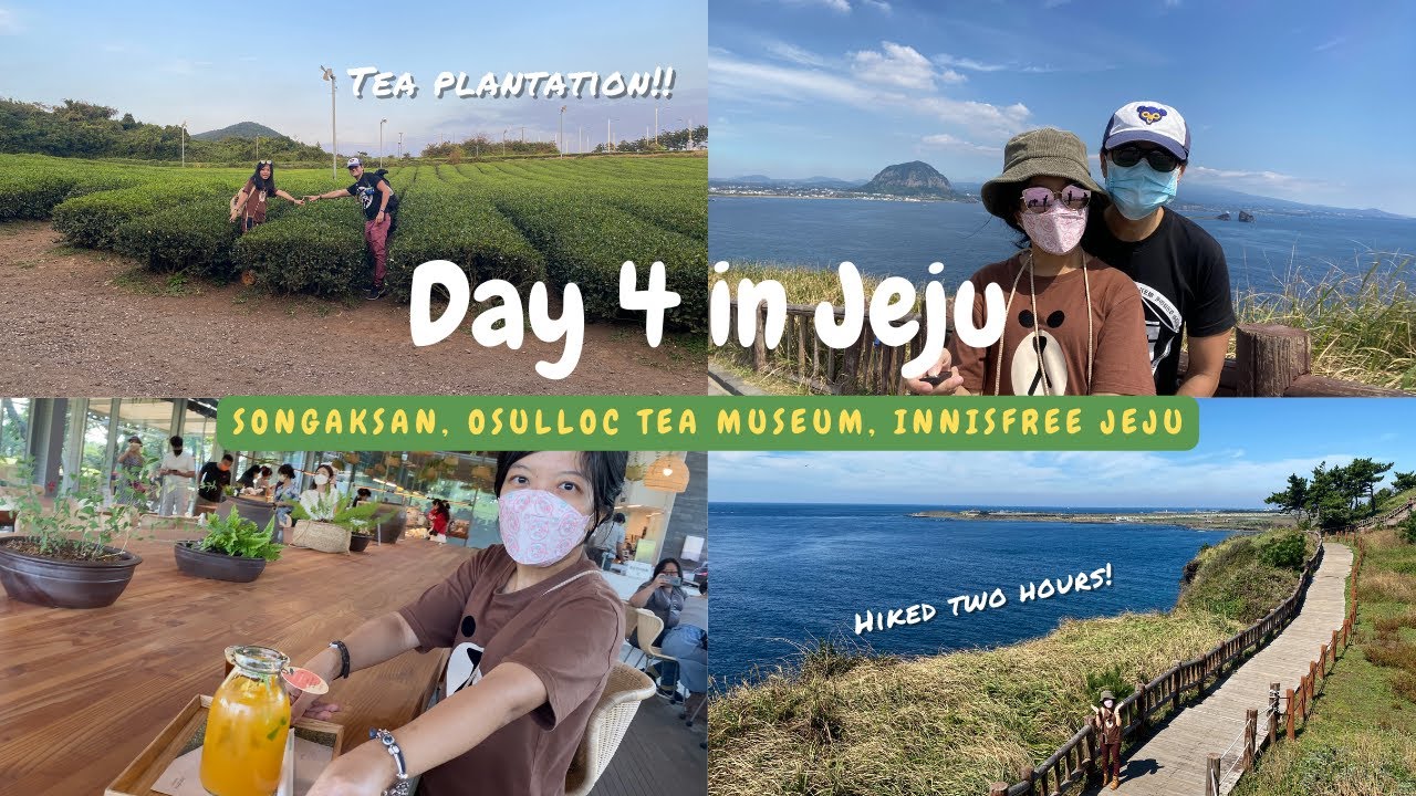 Jeju Day 4:  Songaksan, Osulloc Tea Museum and Innisfree Jeju House