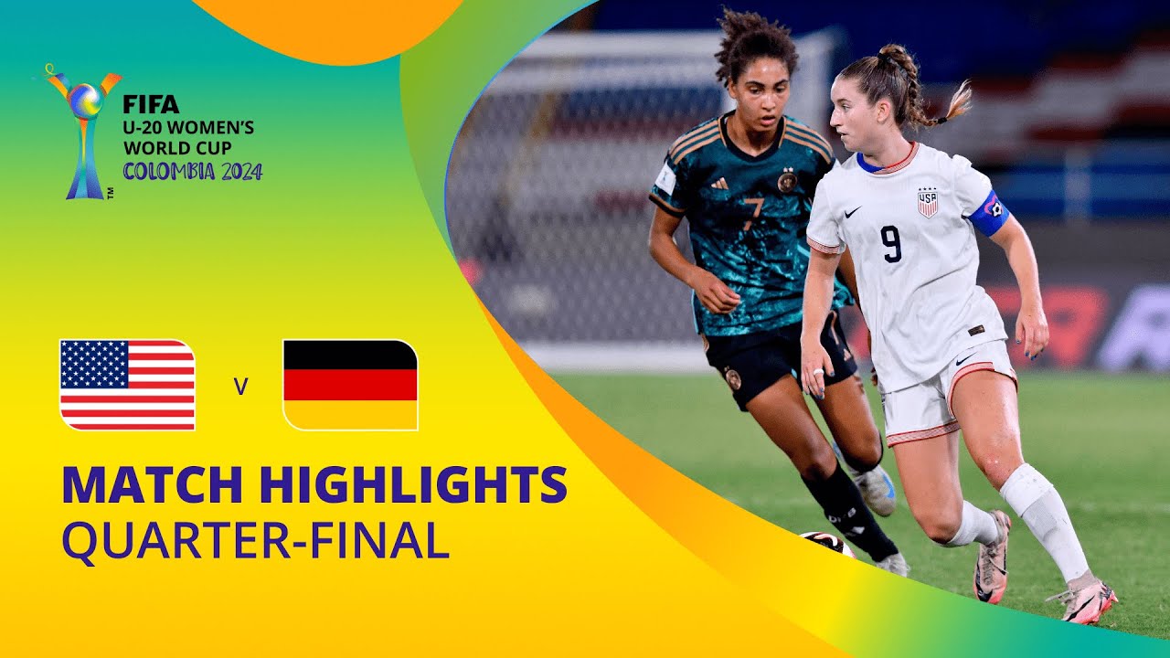 USA v Germany | FIFA U-20 Women's World Cup Colombia 2024 | Match Highlights