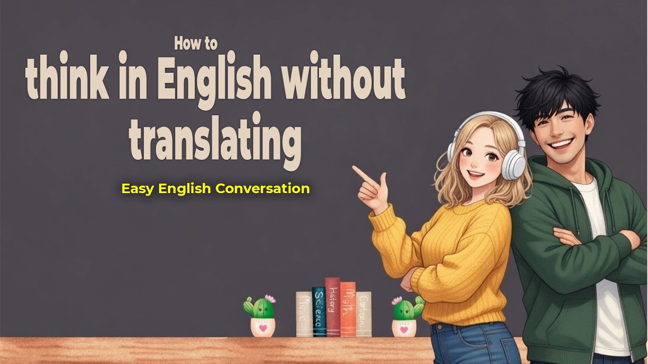 English Podcast For Easy English Conversation | how to think in English without translating