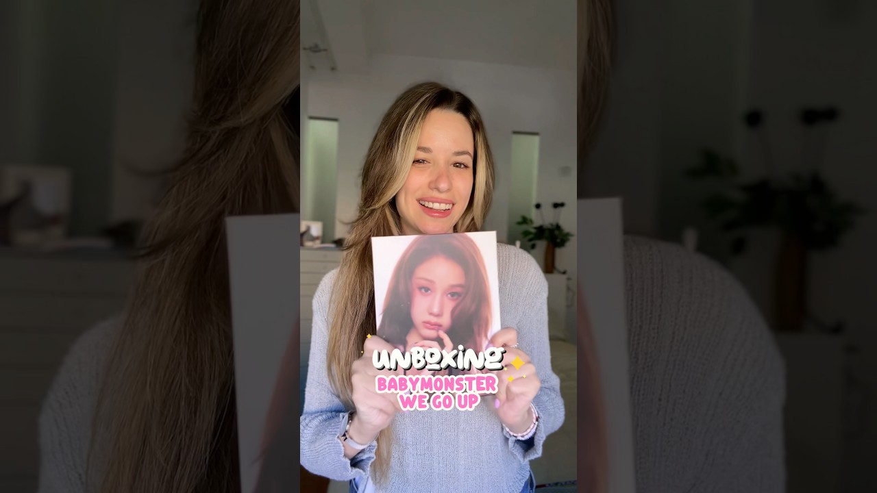 Unboxing BABYMONSTER WE GO UP album Pharita ver. 💖 #babymonster #babymonsterwegoup