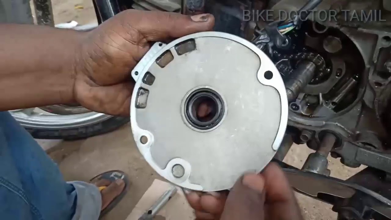 Oil leak from bike gearbox in tamil