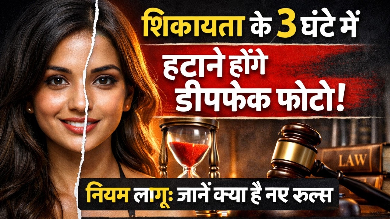 Deepfake Photo पर सख्त कानून लागू! 3 घंटे में हटेगा AI कंटेंट | New Rules