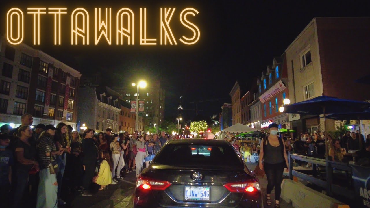 Sunday night ride from Ottawa's ByWard Market through Centretown - Chinatown & Little Italy