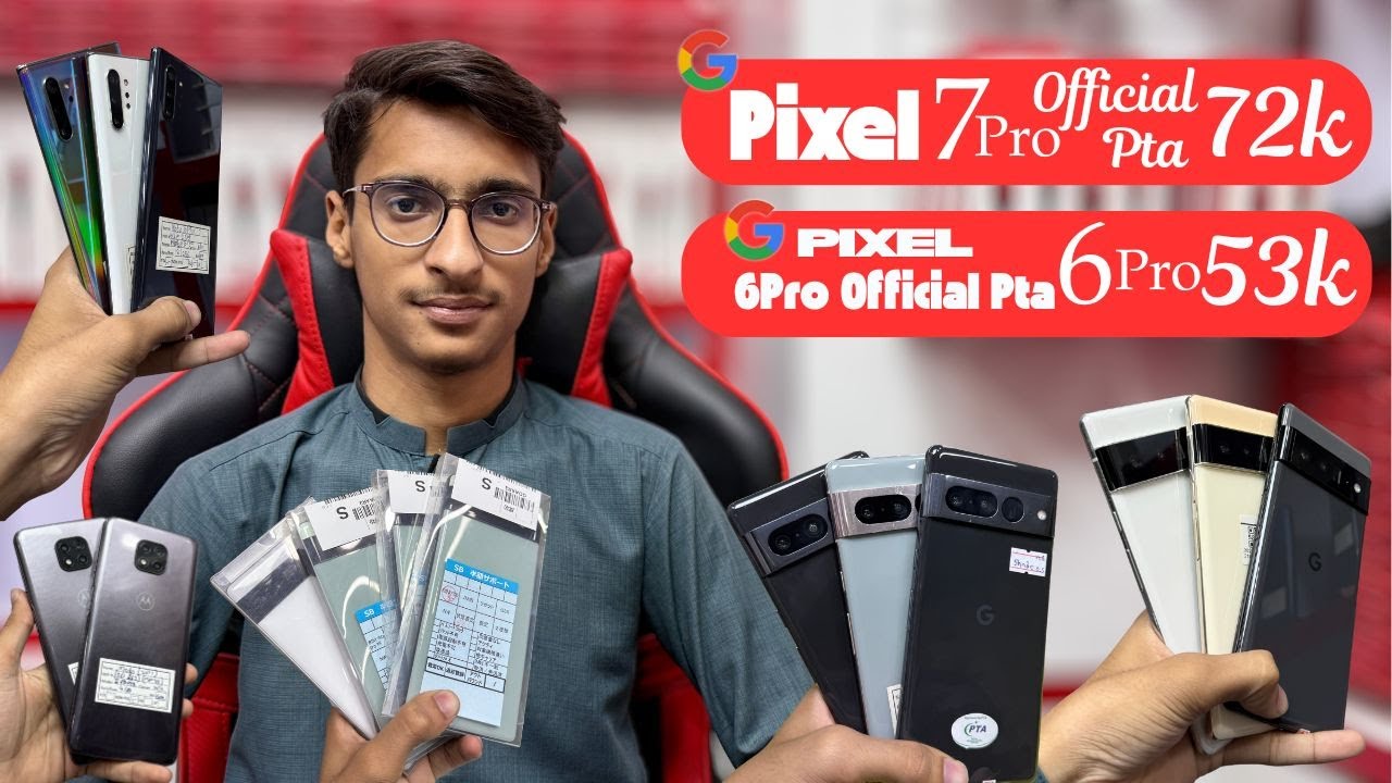 Pixel Official Pta Stock 6,6a,6Pro,7Pro | iPhone 13,12,12Pro | Moto GPlay,Pure,Stylish Tab A9Plus