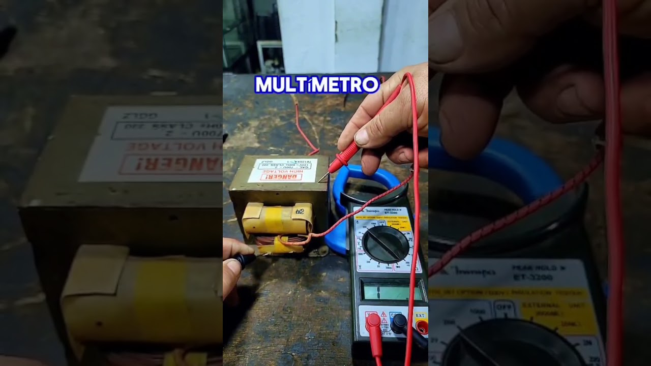 🚨📢 COMO TESTAR O TRANSFORMADOR DO MICRO-ONDAS
