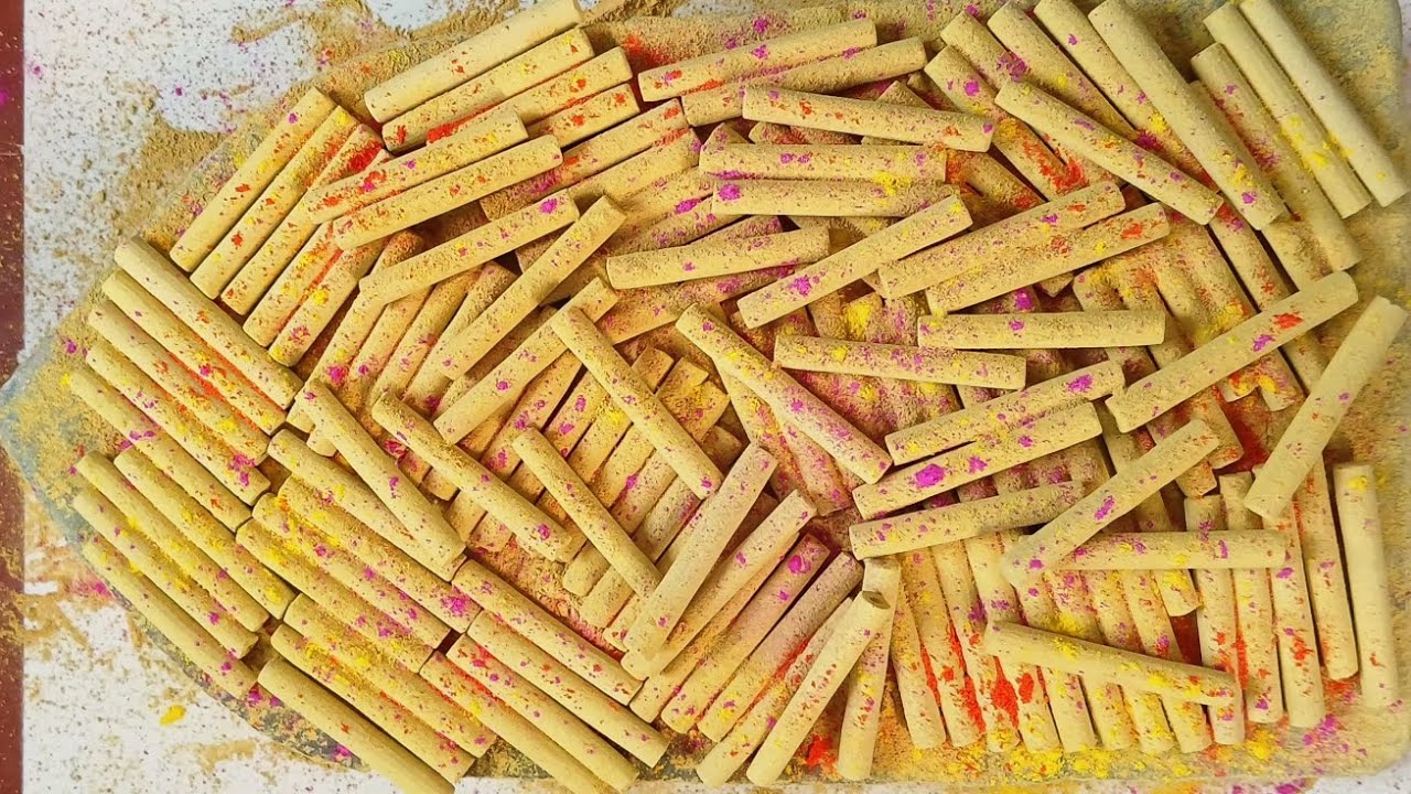 Yellow chalk crushing asmr satisfying video 🤤🤤 slate pencil crunching/clay crushing 🤤🤤
