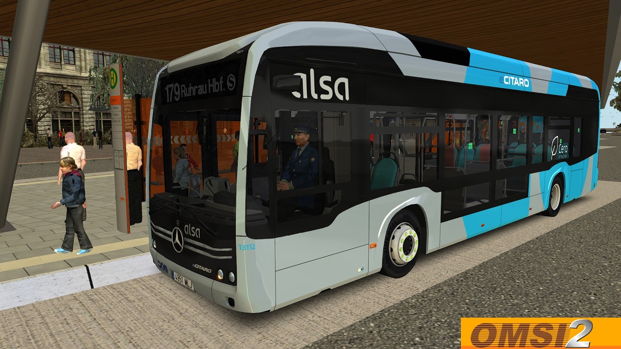 [OMSI 2 #78] Mercedes-Benz eCitaro | Ruhrau | Línea 179 (Eschenburg ➤ Ruhrau Hauptbahnhof)