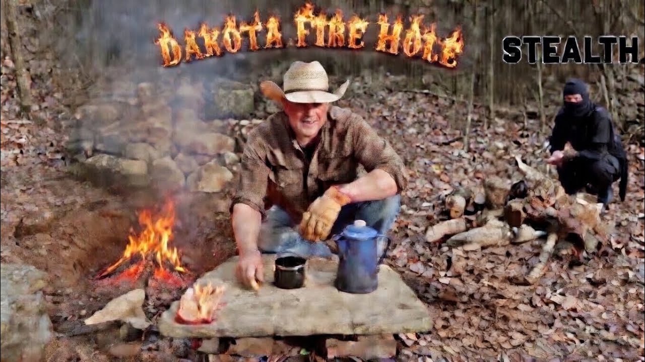 Stealth fire🔥🔥 for stealth camping. Dakota Fire Pit 🔥🔥
