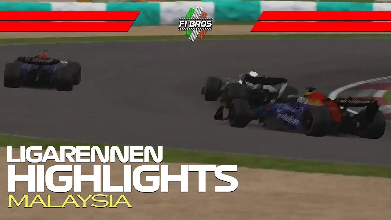 HART UMKÄMPFTES FELD - LIGARENNEN MALAYSIA - S13 R4 | F1Bros League | rFactor2