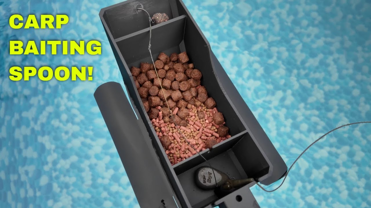 Carp Fishing Baiting Spoon 3d Printed - Better Than Nash Bushwacker?