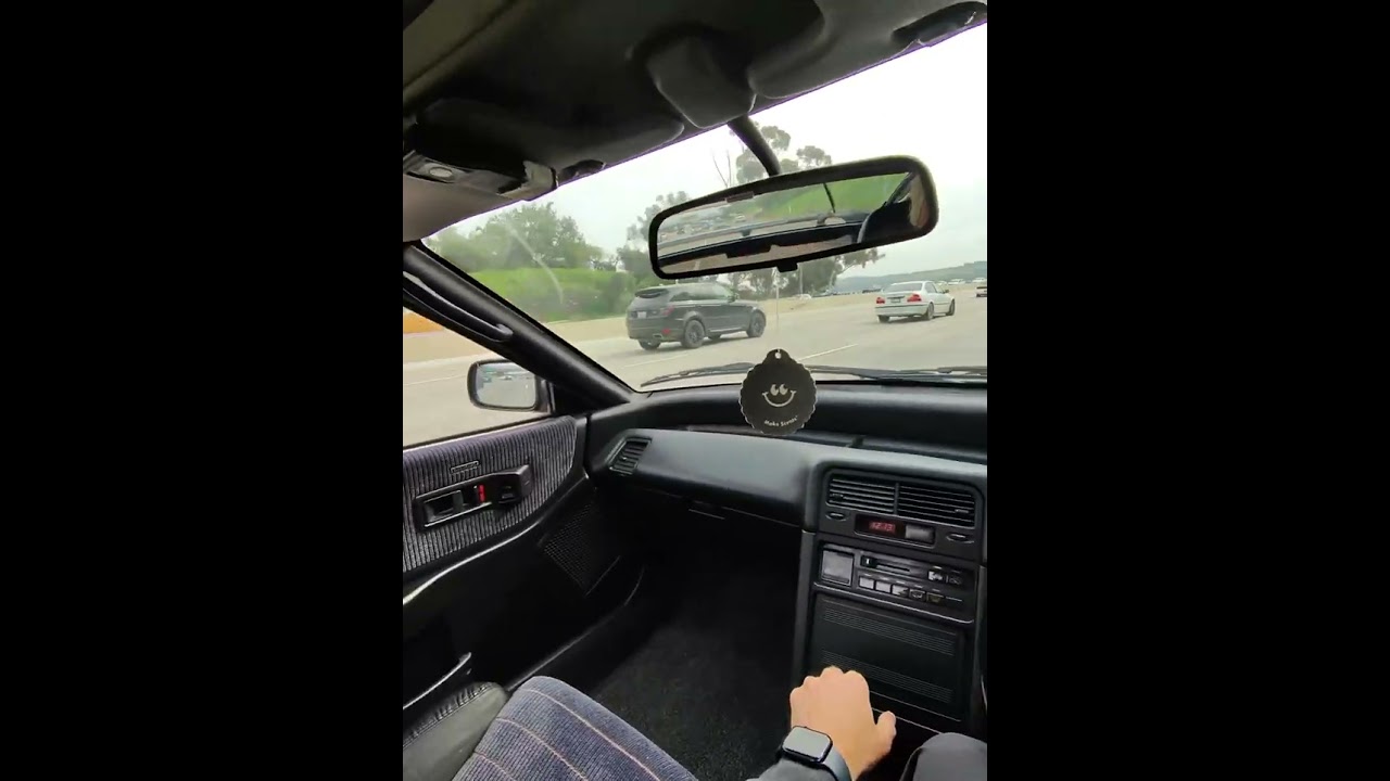 1990 JDM Honda CRX SiR driving
