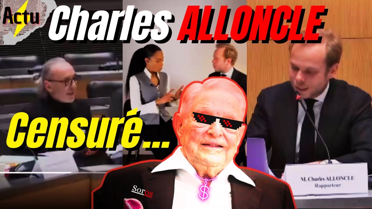 🚨ACTU: Charles Alloncle censuré et extraits de la commission d’enquête !