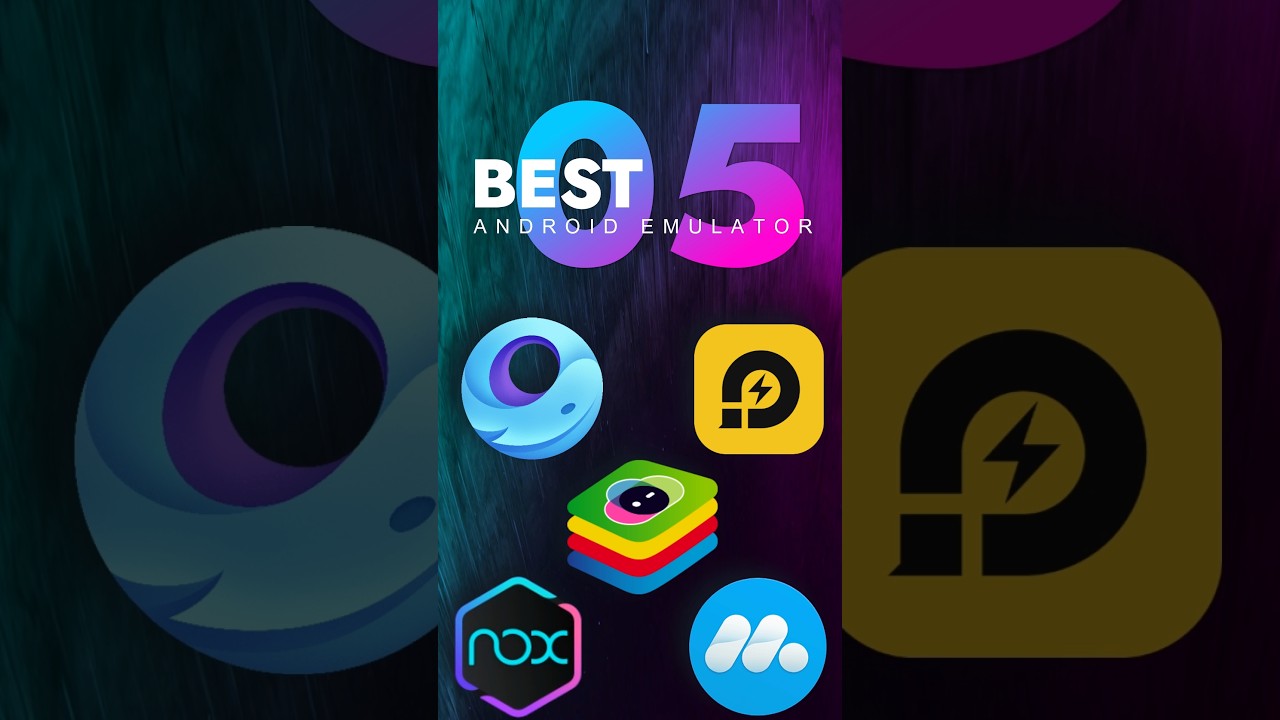 5 лучших эмуляторов Android для ПК✔ в 2025 году #shorts #bluestacks