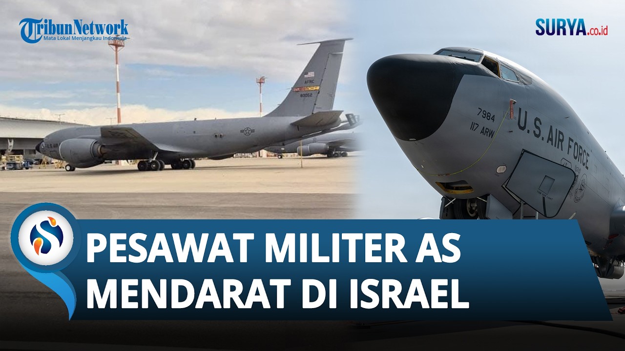 Ketegangan AS–Iran Meningkat! 2 Pesawat Militer AS Mendarat di Israel, Perang Makin Dekat?