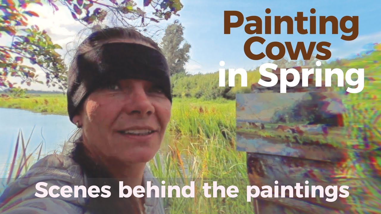 Painting Cows In Spring - Scenes 06 Roos Schuring