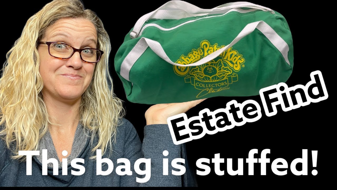 Estate Score! Vintage Cabbage Patch Kids Clothing Unboxing BOLO outfit already Sold on ebay