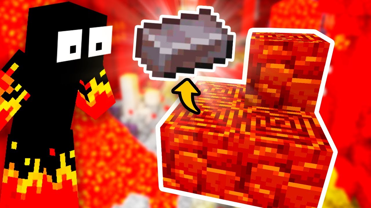 Usei TNT para achar DETRITOS ANCESTRAIS e fazer NETHERITE no MINECRAFT #14
