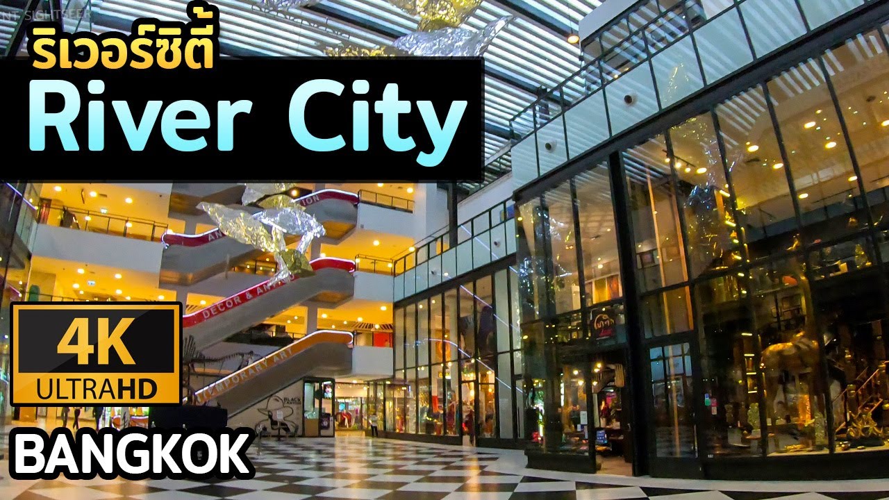 [4K] RIVER CITY, the large Arts & Antiques mall near Chao Phraya river | Bangkok Walking Tour