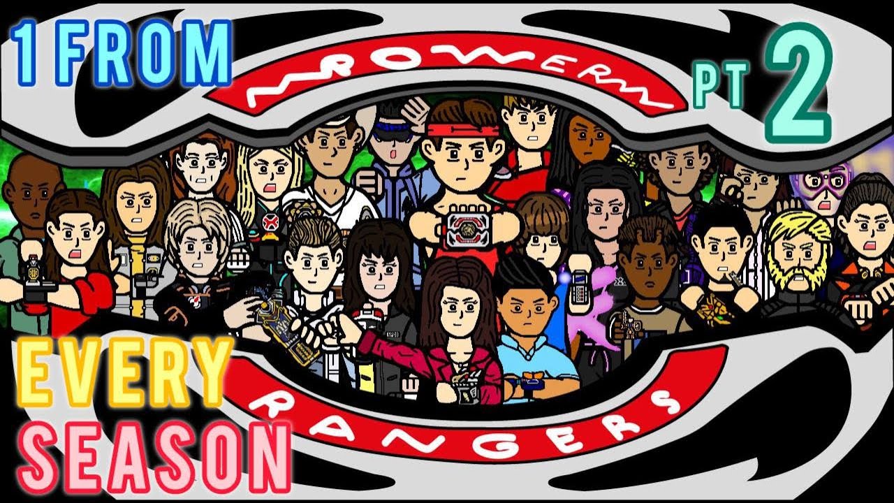 1 Ranger From Every Season PART 2 (Compilation By Lupin Green)