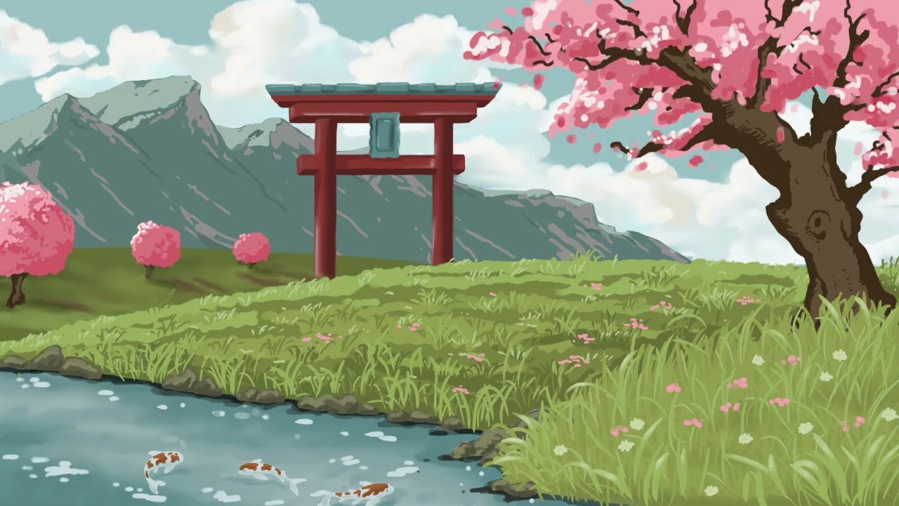 Field of Kyoto - 60 Minutes of Calm. Theta binaural beat 6 Hz, Shakuhachi, Koto, Singing Bowls.