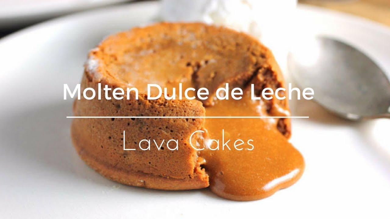 Molten Dulce de Leche Lava Cakes