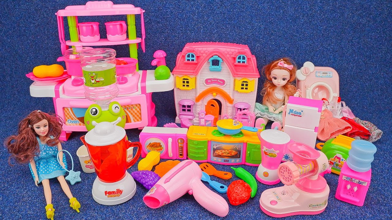 15 Minutes Satisfying Unboxing Barbie | Princess Cooking in Kitchen | Playset Toys Collection ASMR