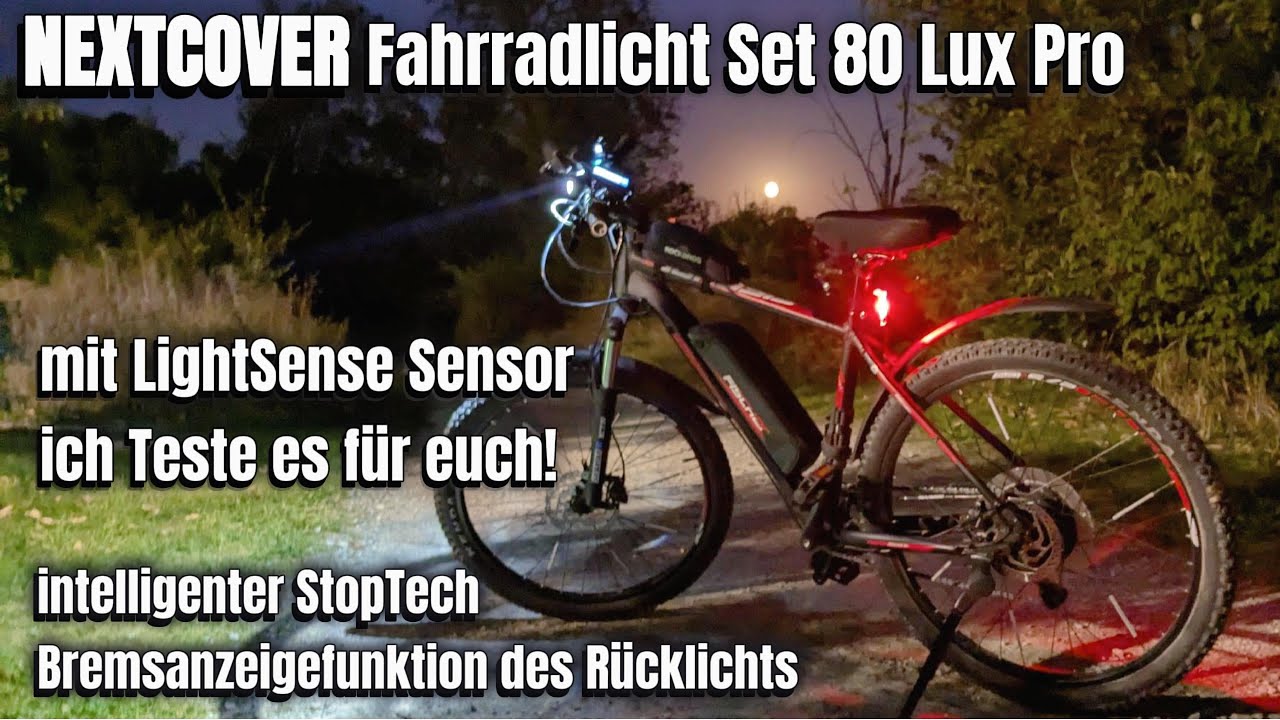 Fahrradlicht der Zukunft? NEXTCOVER mit LightSense im ultimativen Test!