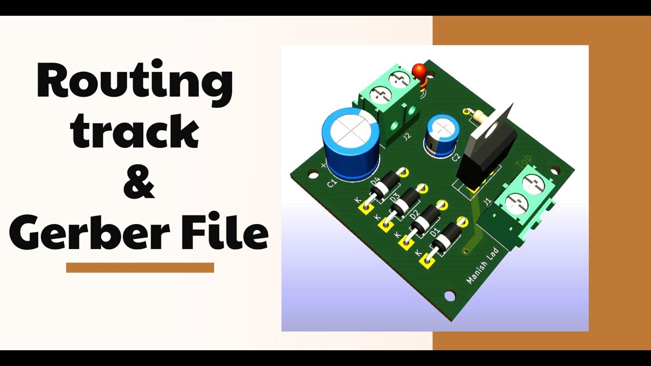 4. Routing Track & Gerber File (Hindi)
