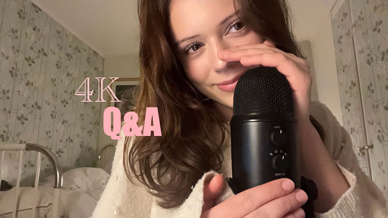 Asmr~4K special(Q&A)🎀
