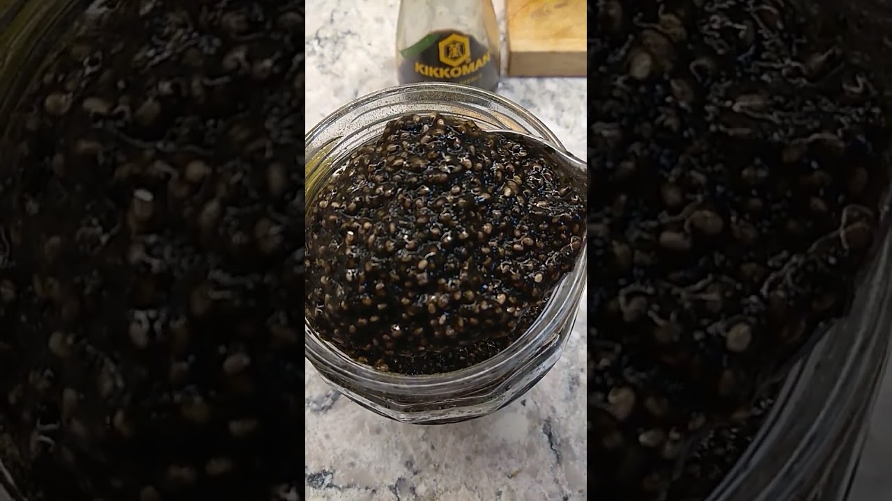 Как сделать чёрную икру из семян ЧИА. Очень вкусная и полезная...