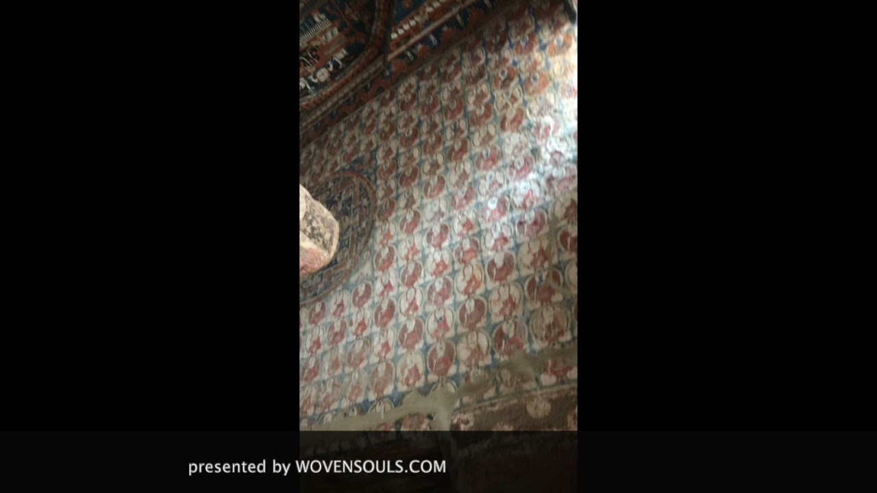 Alchi Monastery - View inside  a Stupa / WOVENSOULS