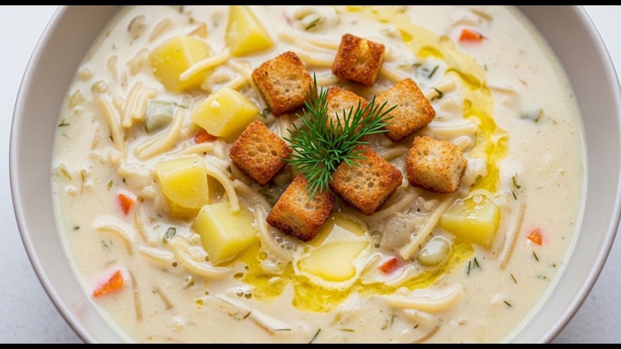 🧀 Этот Сырный Суп Съедают До Последней Ложки! Нежный Суп с Картошкой за 30 Минут