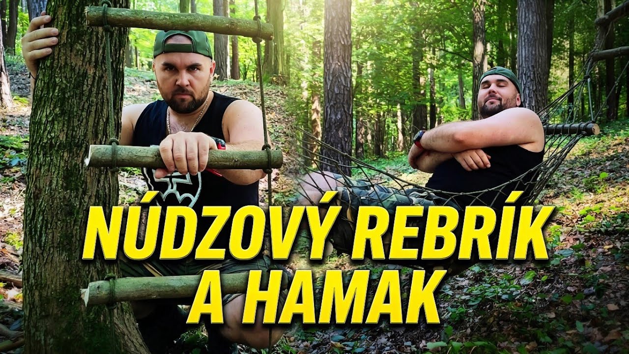 Núdzový rebrík a hamak | Typy, rady a triky na prežitie v prírode a núdzových situáciách |