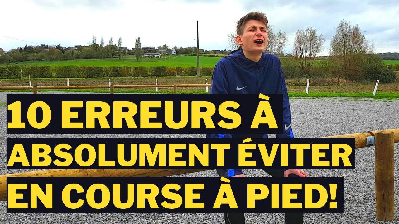 Les erreurs les plus courantes en course à pied (et comment les éviter)!