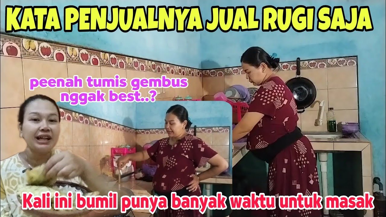 KATA PENJUALNYA JUAL RUGI SAJA ‼️BUMIL KALI INI GORENG BANDENG DAN TUMIS GEMBUS UNTUK BUKA PUASA.