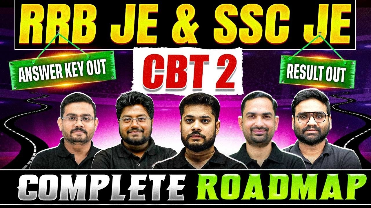 SSC JE & RRB JE CBT 2 Preparation ROADMAP | Syllabus | Exam Pattern | Cut Off | Engineers Wallah