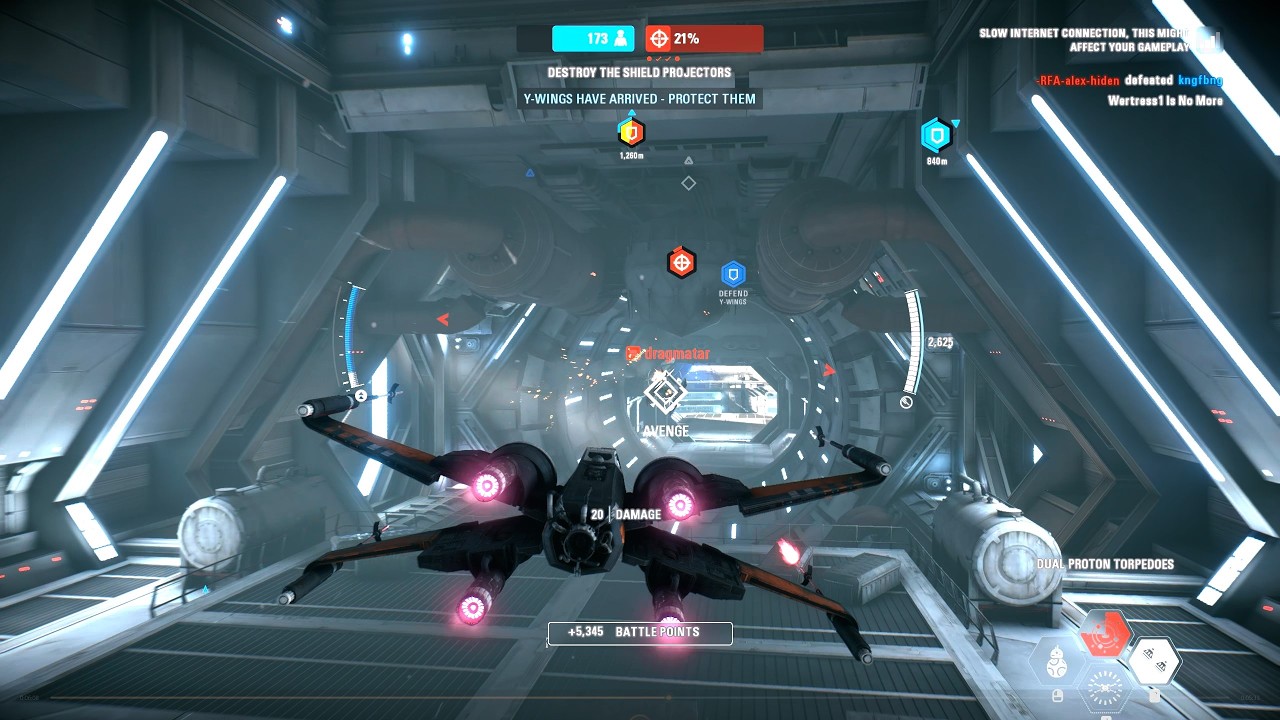 Starfighter Assault Gameplay - Fondor (Rebellion) Star Wars Battlefront II