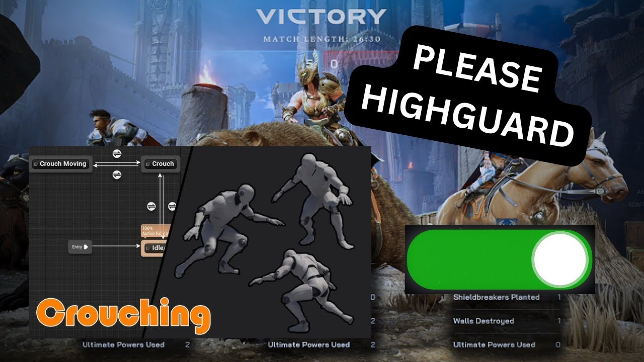 Highguard is Great, but it needs a few fixes... LIKE A CROUCH TOGGLE OPTION