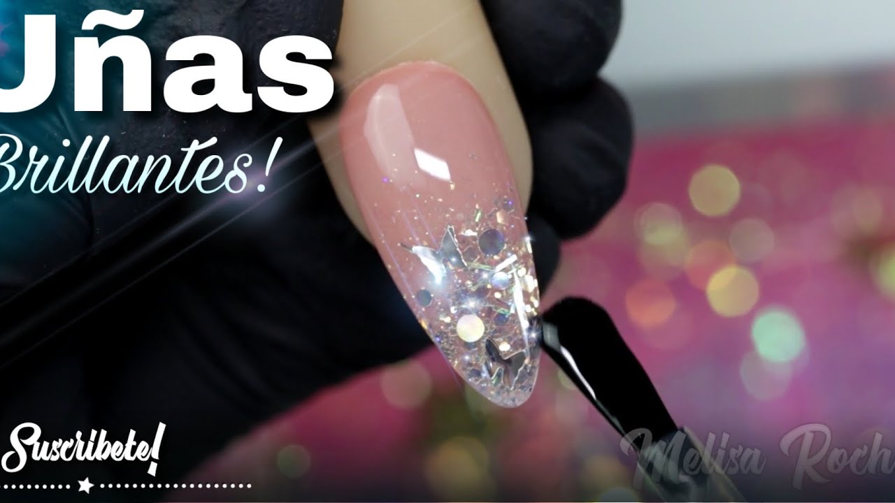 Uñas ACRÍLICAS MUY BRILLANTES 💅🏻✨✨ (elegantes)