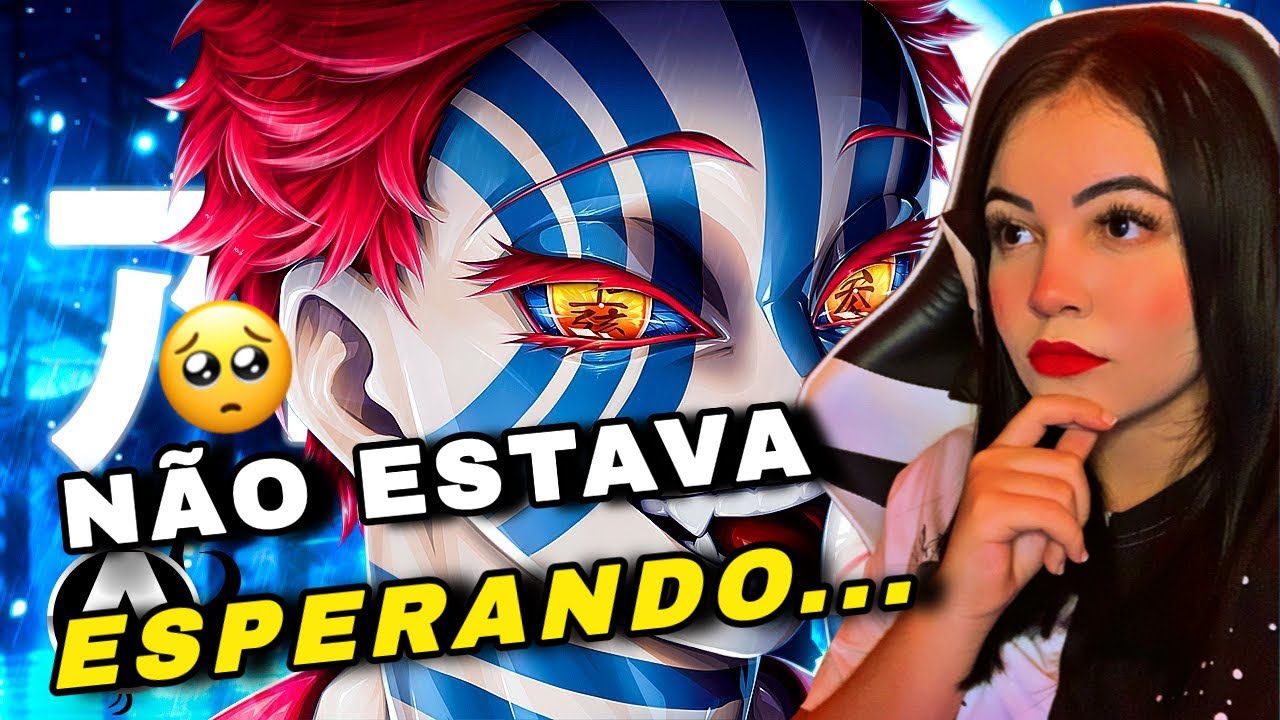 REAGINDO à ♪ AKAZA| O Lua Superior 3 | AniRap (@Prod Hunter )