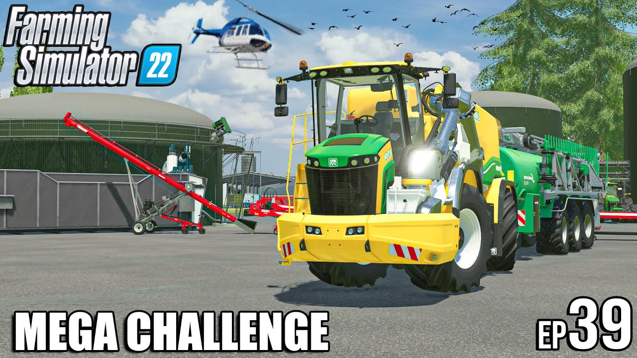 Big Slurry Spreading + Selling 3.8 MILLION SILAGE | MEGA Challenge | Farming Simulator 22 |#39