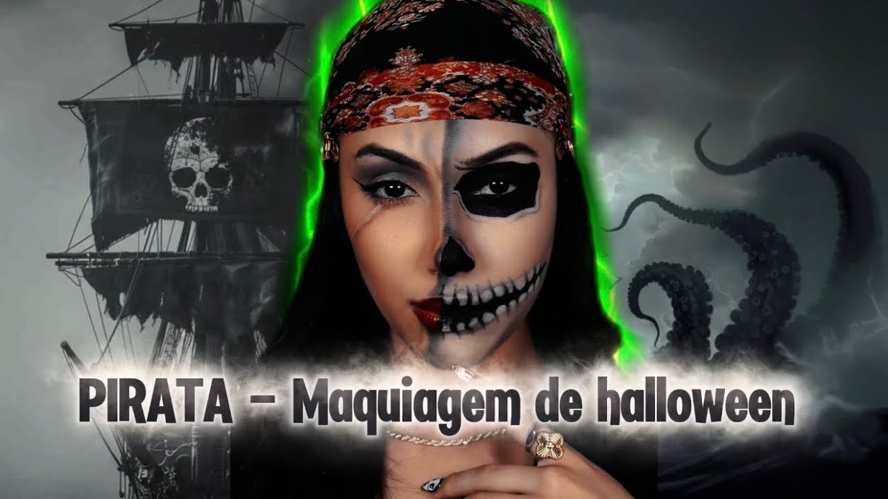 Maquiagem FÁCIL de HALLOWEEN 👻- Pirata
