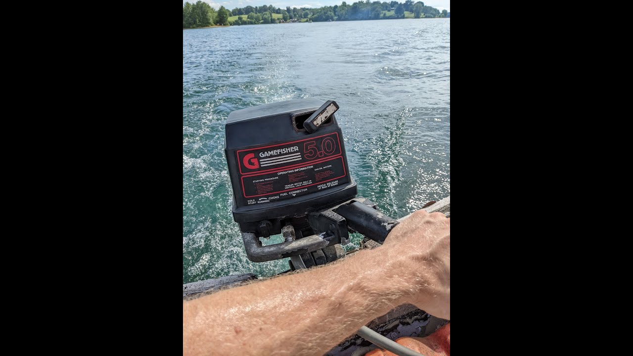 Gamefisher 5hp Outboard Boat Motor - Quick Impeller Check After Installing